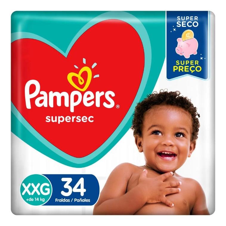 FR PAMPERS SUPERSEC HIPER  XXG C/34UN 