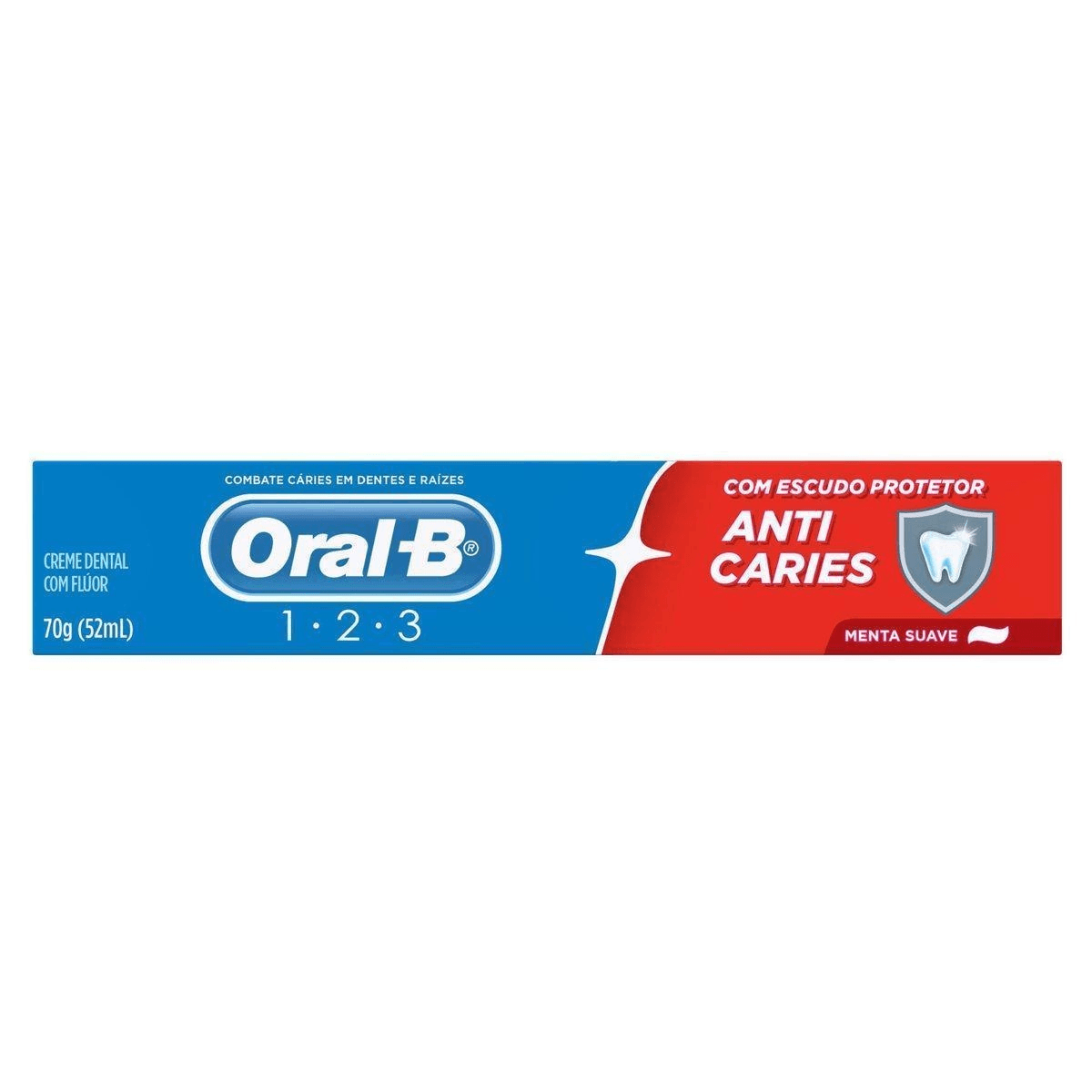 Creme Dental Oral-b 123 Menta Suave 70g