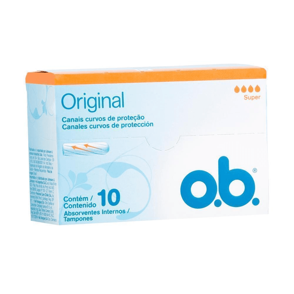 Absorvente Interno OB Original Super 10 Unidades