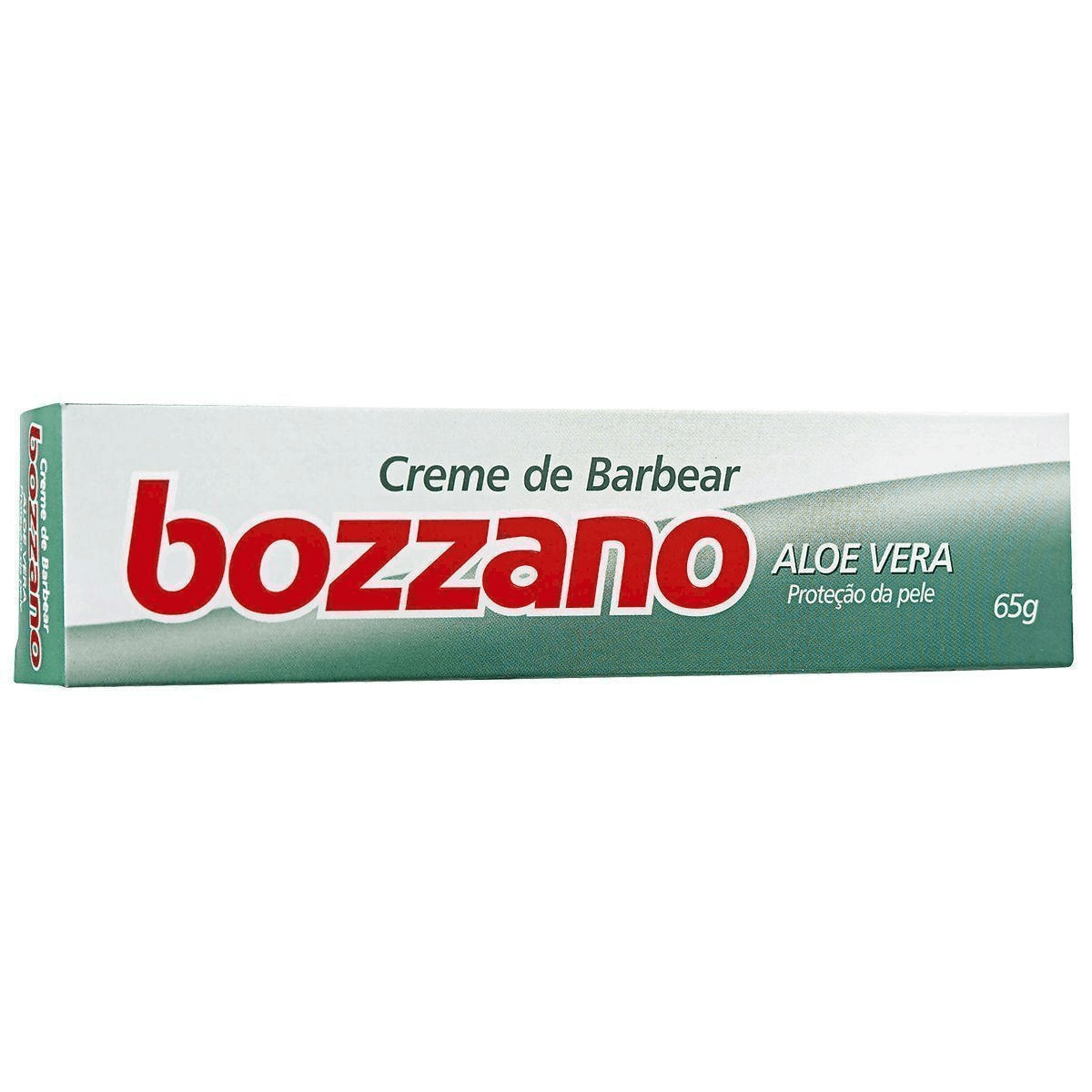 Creme de Barbear Bozzano Aloe Vera com 1 bisnaga de 65 g