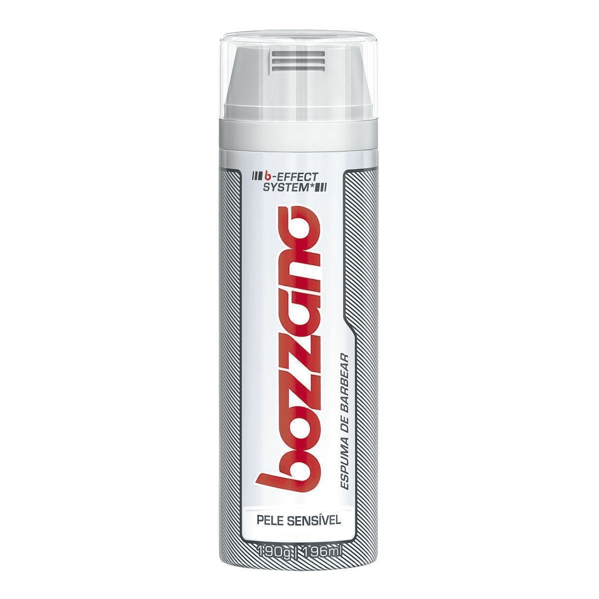 Espuma de Barbear Bozzano para Pele Sensível com 1 frasco de 200ml 