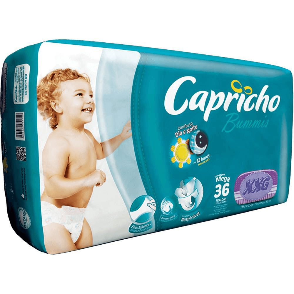 Fralda Capricho BUMMIS MEG SXG 36 