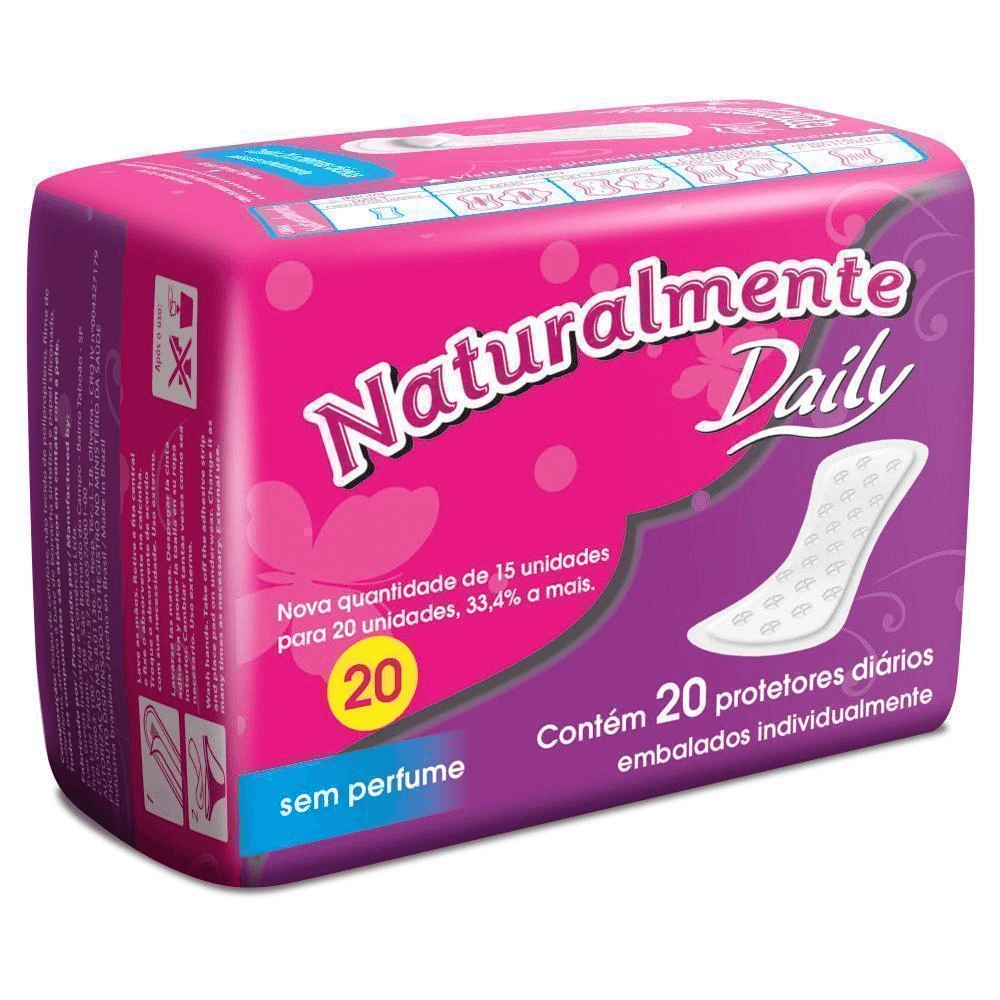 Absorvente Naturalmente DAILY ORIGINAL 15UND 