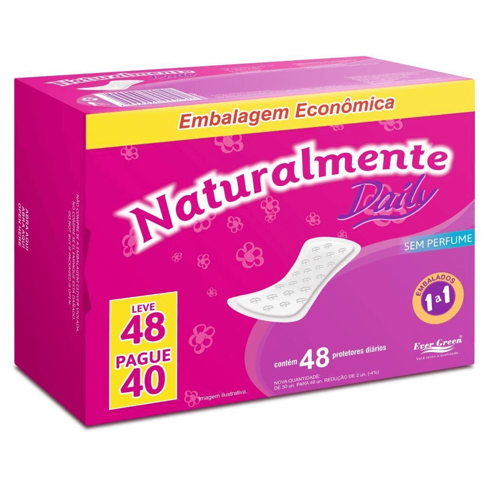 Absorvente Naturalmente DAILY C/50 