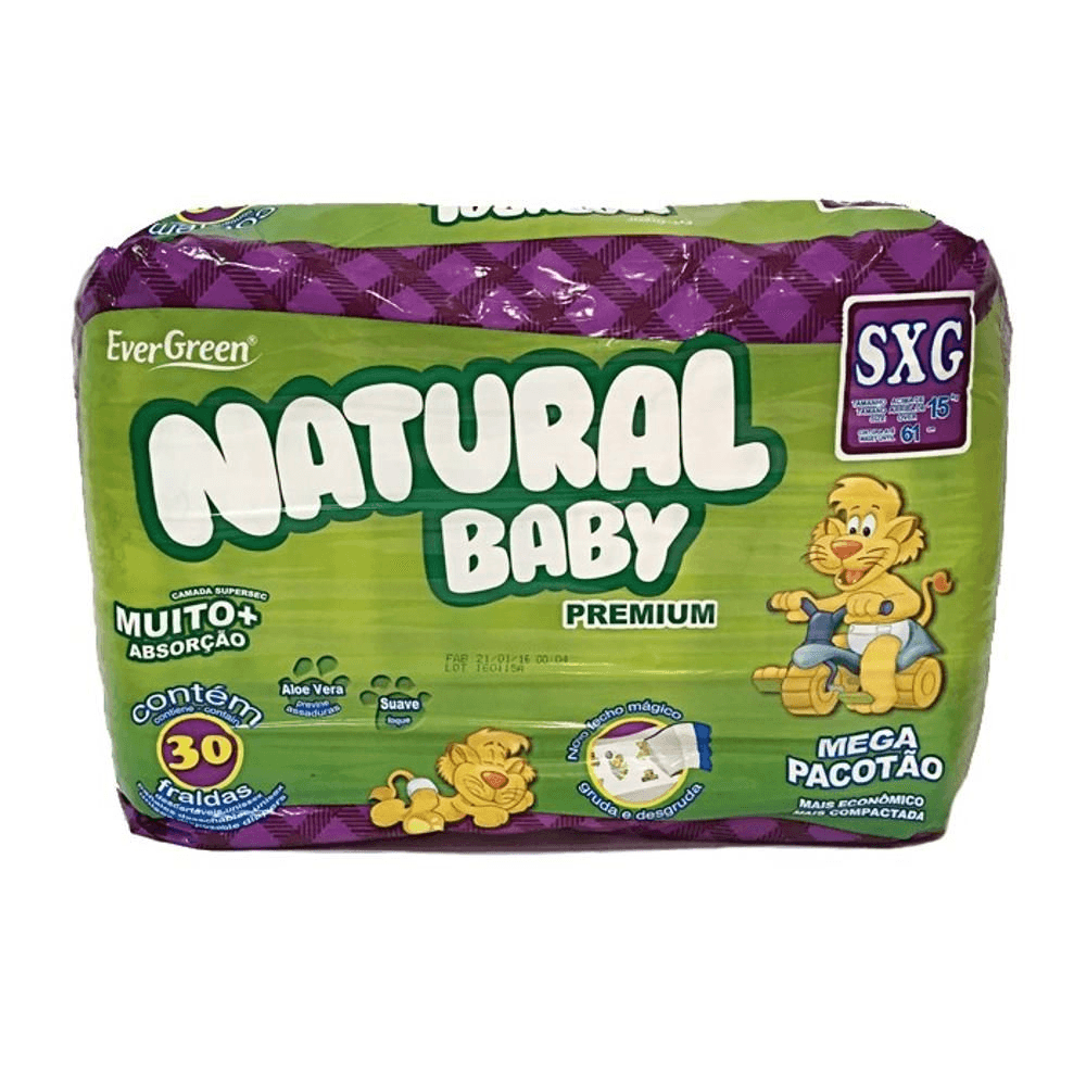 FR Natural BABY PREMIUN TAM SXG C 30 UN 